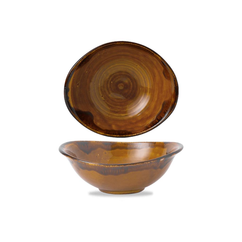 Coppa ovale harvest brown cm.19,9×16,8