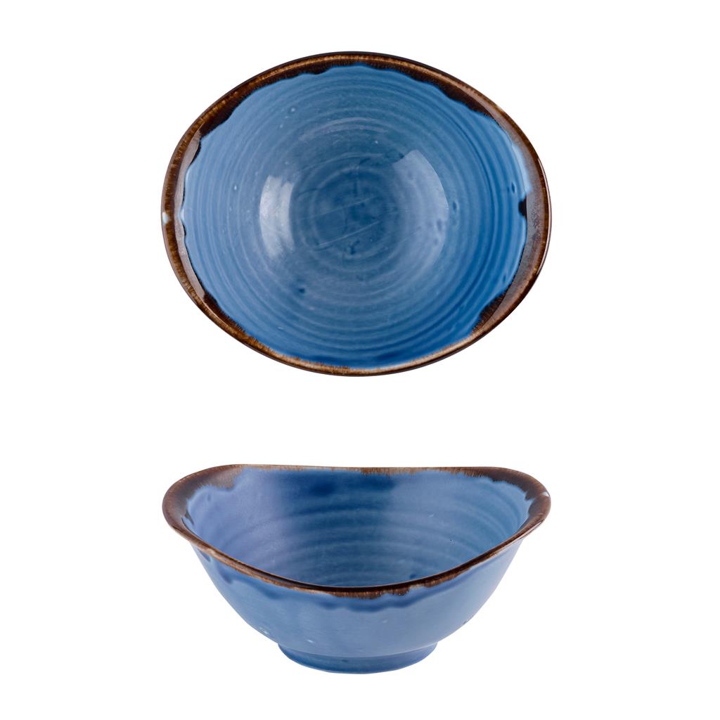 Coppa ovale harvest indigo cm.19,9×16,8