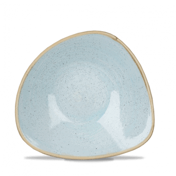 Coppa triangolare stonecast duck egg blue cm.18,5