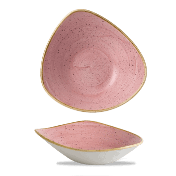 Coppa triangolare stonecast petal pink cm.23,5