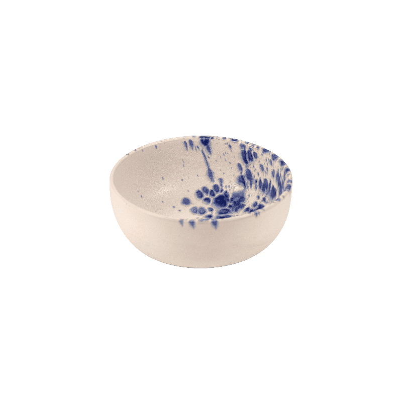 Coppetta alta phobos bianco/blu cm.15x7h