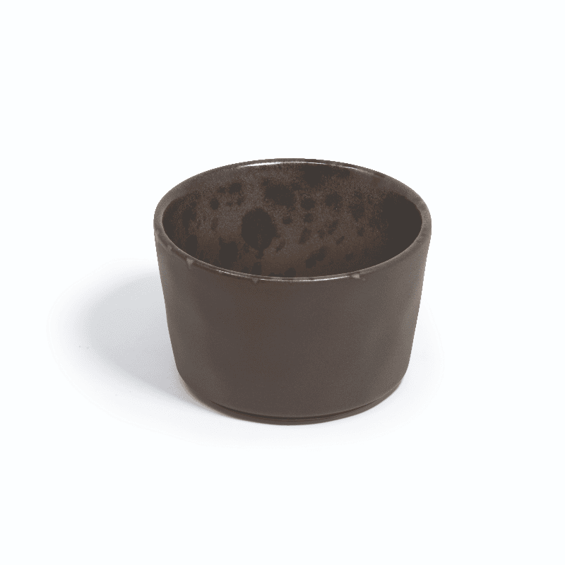 Coppetta aperitivo phobos marrone cm.9,5x6h