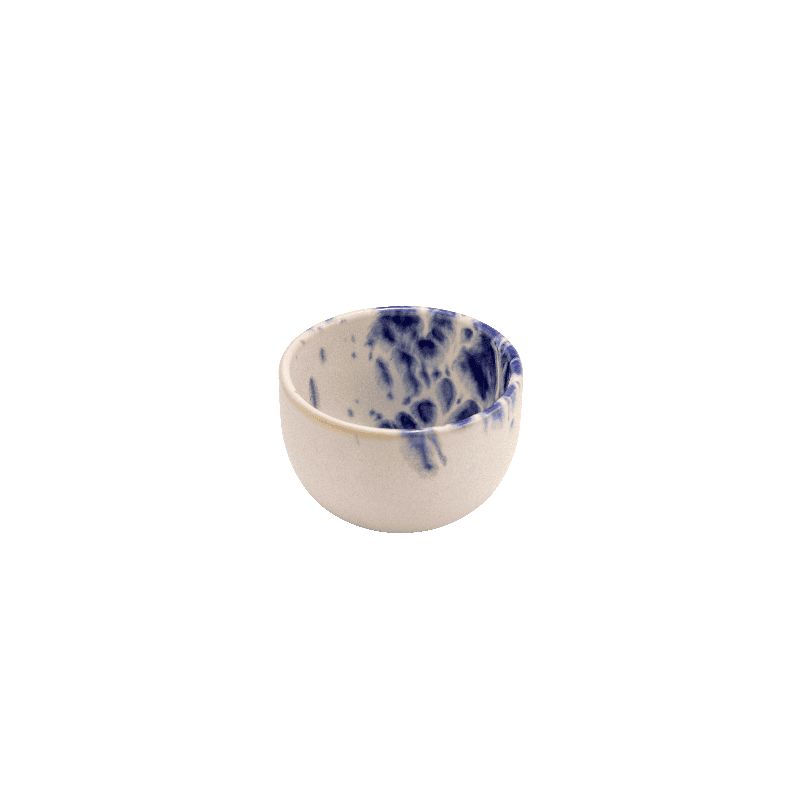 Coppetta phobos bianco/blu cm.8,5