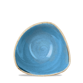 Coppetta triangolare stonecast cornflower blue cm.15,3