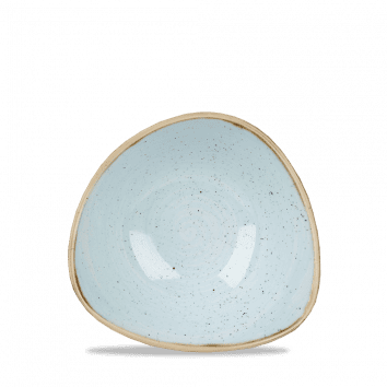Coppetta triangolare stonecast duck egg blue cm.15,3