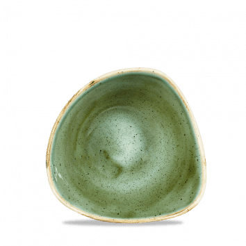 Coppetta triangolare stonecast samphire green cm.15,3