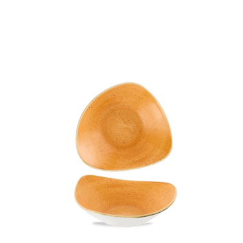 Coppetta triangolare stonecast tangerine cm.15,3
