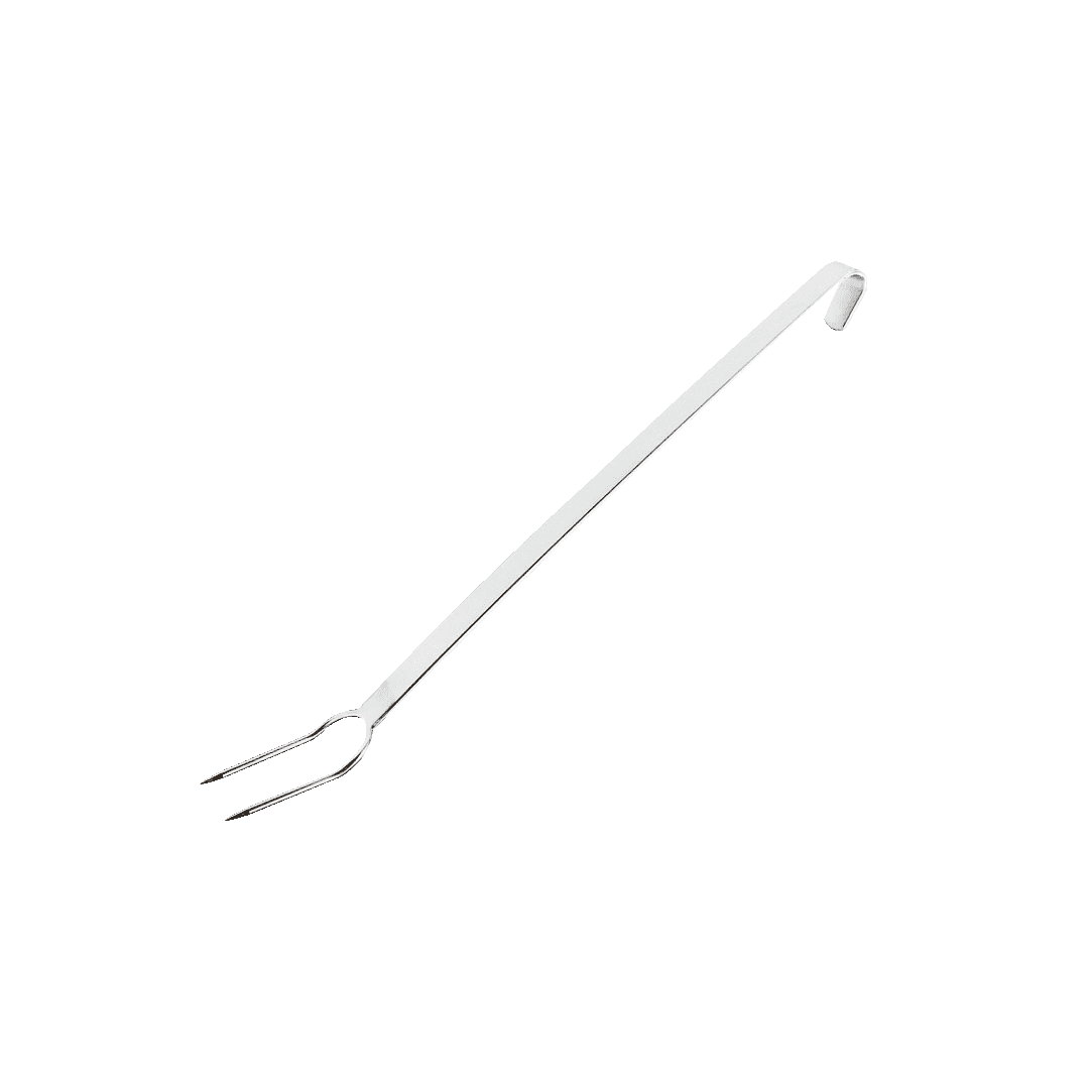 Forchettone 2 rebbi inox cm.50