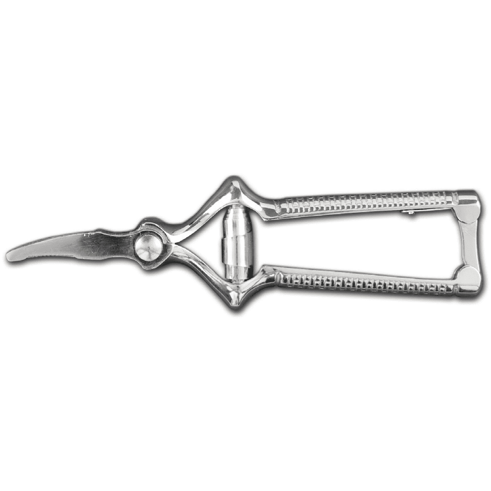 Masticatore curvo inox cm.18