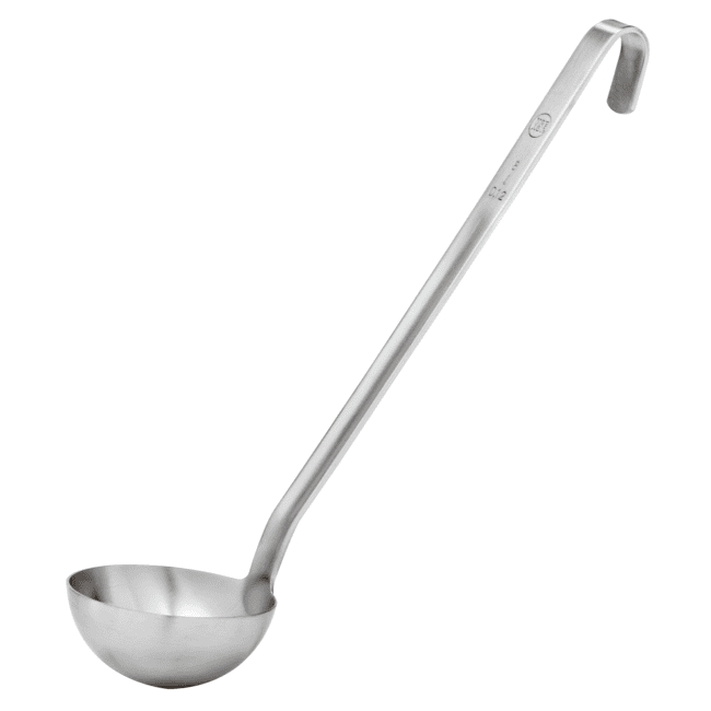 Mestolo inox unipezzo cm.16