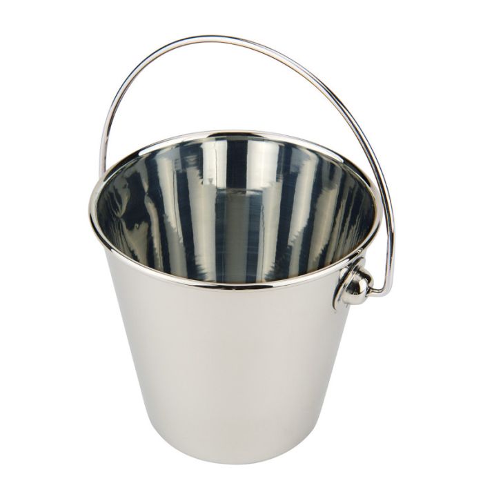 Mini secchiello inox cm.9×8,5h.