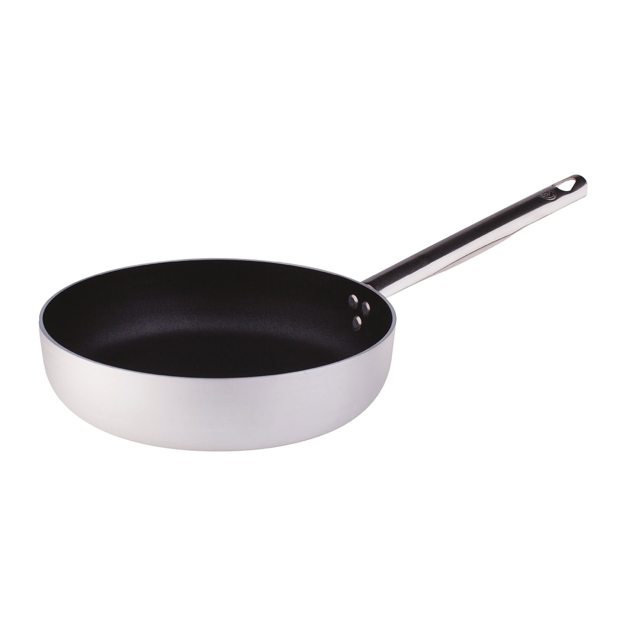 Padella dritta friggere un manico platinum cm.24