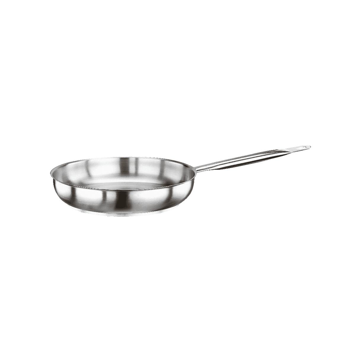Padella un manico series 1000 inox cm.28