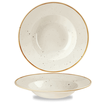 Pasta bowl stonecast barley white cm.28