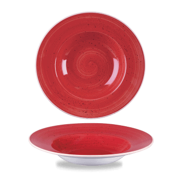 Pasta bowl stonecast berry red cm.24