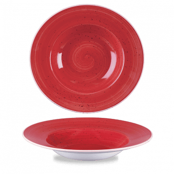Pasta bowl stonecast berry red cm.28