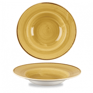 Pasta bowl stonecast mustard seed yellow cm.28