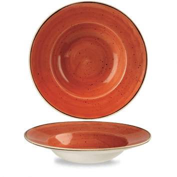 Pasta bowl stonecast spiced orange cm.28