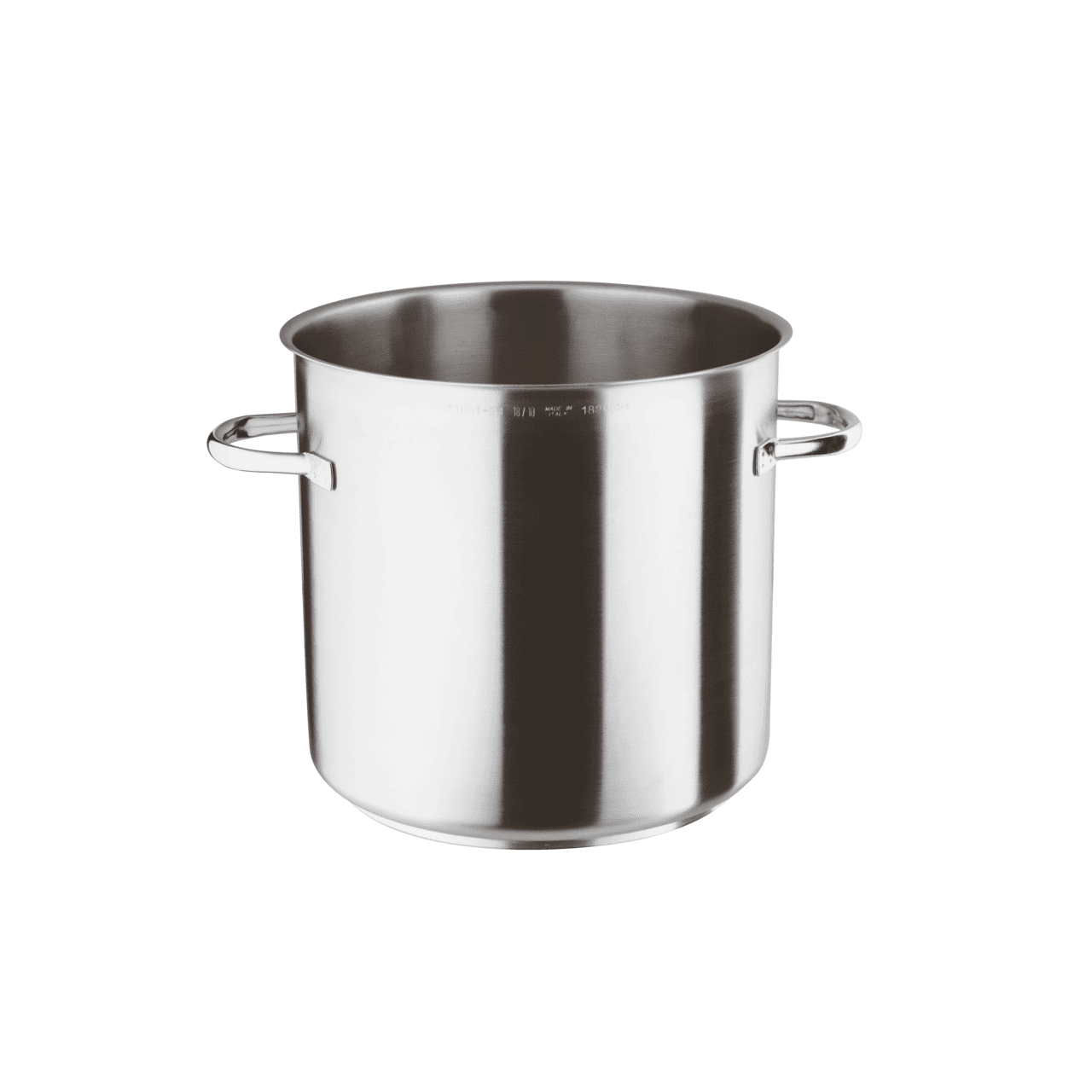 Pentola alta due maniglie series 1000 inox cm.24