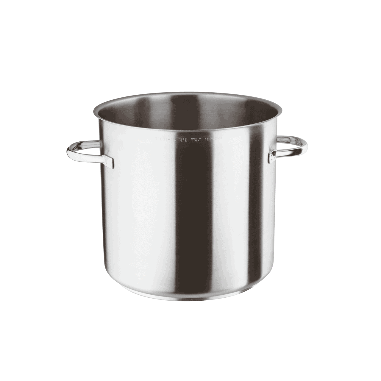 Pentola alta due maniglie series 1000 inox cm.28