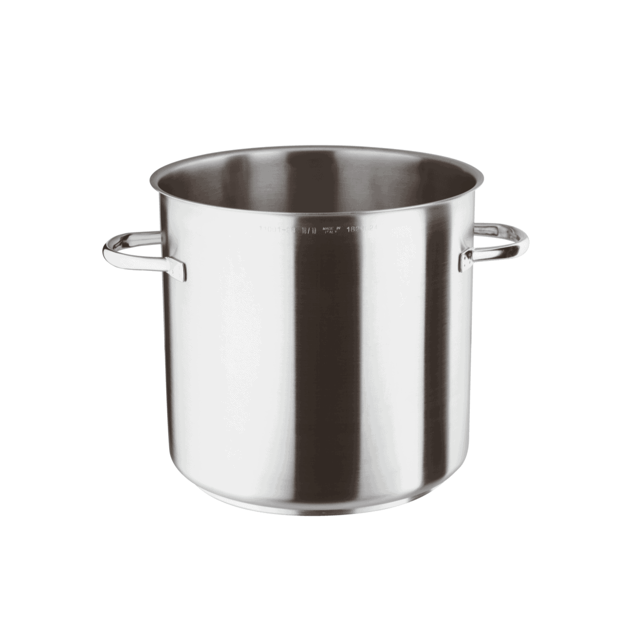 Pentola alta due maniglie series 1000 inox cm.32