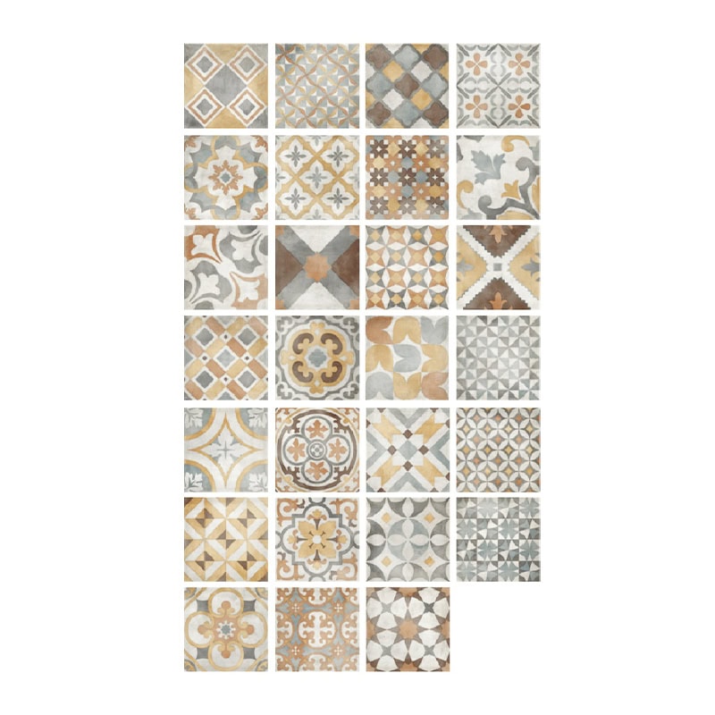 Piastrella gres yellow mix cm.20×20