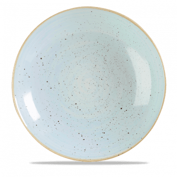 Piatto fondo bowl ampia coupe stonecast duck egg blue cm.31