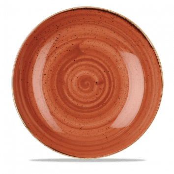 Piatto fondo bowl ampia coupe stonecast spiced orange cm.31