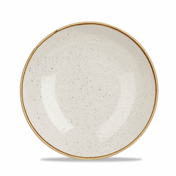 Piatto fondo bowl coupe stonecast barley white cm.24,8