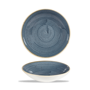 Piatto fondo bowl coupe stonecast blueberry cm.18,2