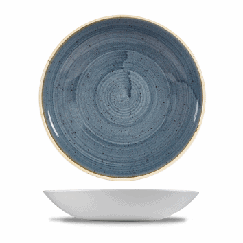 Piatto fondo bowl coupe stonecast blueberry cm.24,8