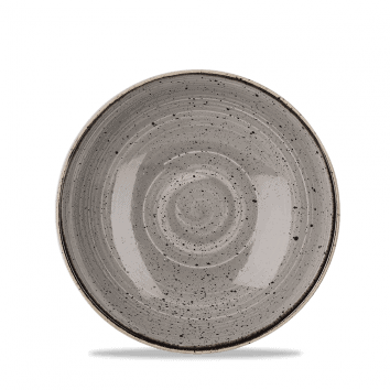 Piatto fondo bowl coupe stonecast peppercorn grey cm.18,2