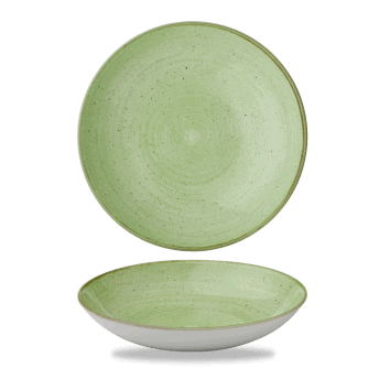 Piatto fondo bowl coupe stonecast sage green cm.24,8