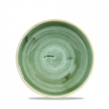 Piatto fondo bowl coupe stonecast samphire green cm.18,2