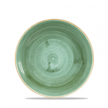 Piatto fondo bowl coupe stonecast samphire green cm.24,8