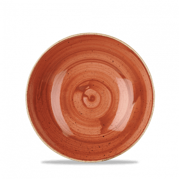 Piatto fondo bowl coupe stonecast spiced orange cm.18,2