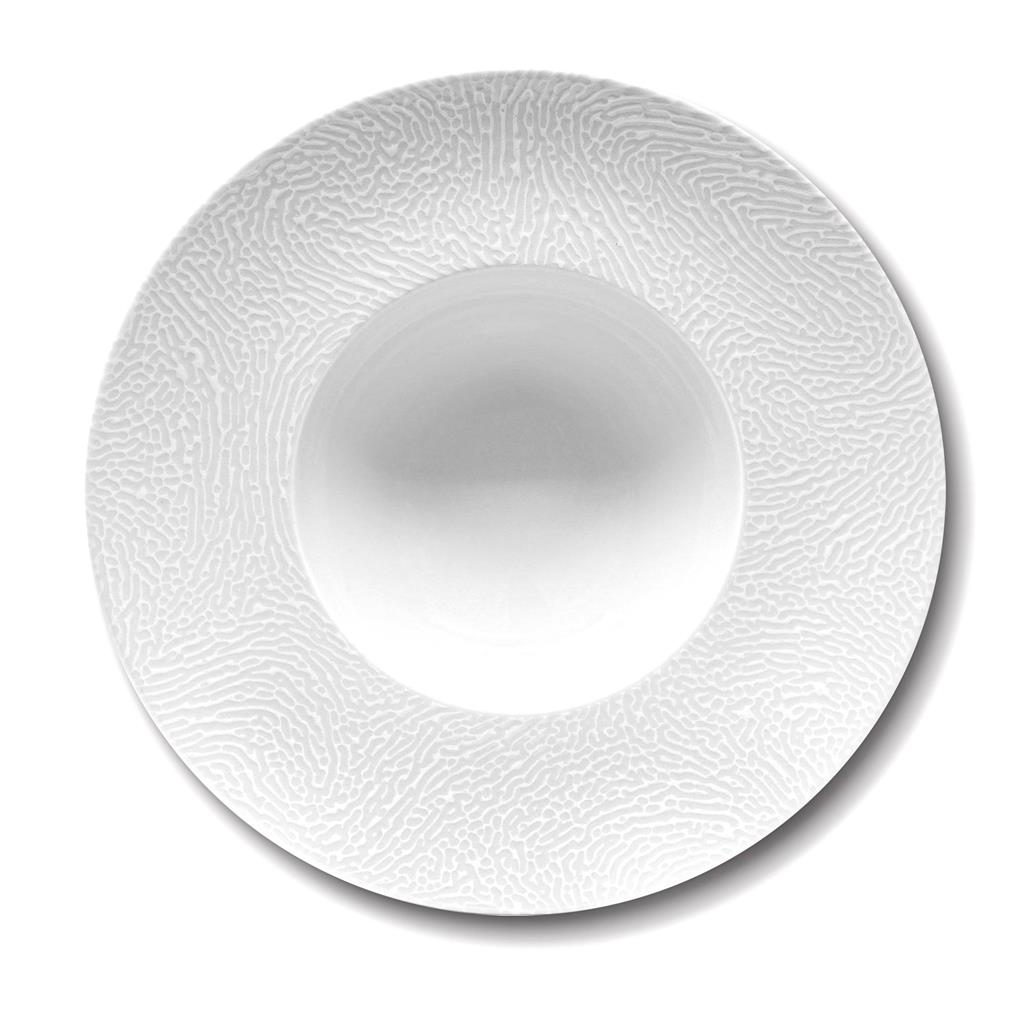 Piatto pasta k bowl segmenti bianco cm.27,5