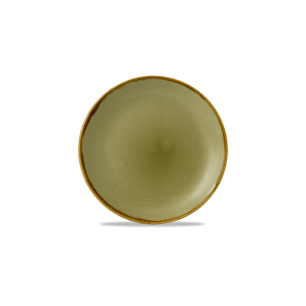 Piatto piano coupe harvest green cm.16,5