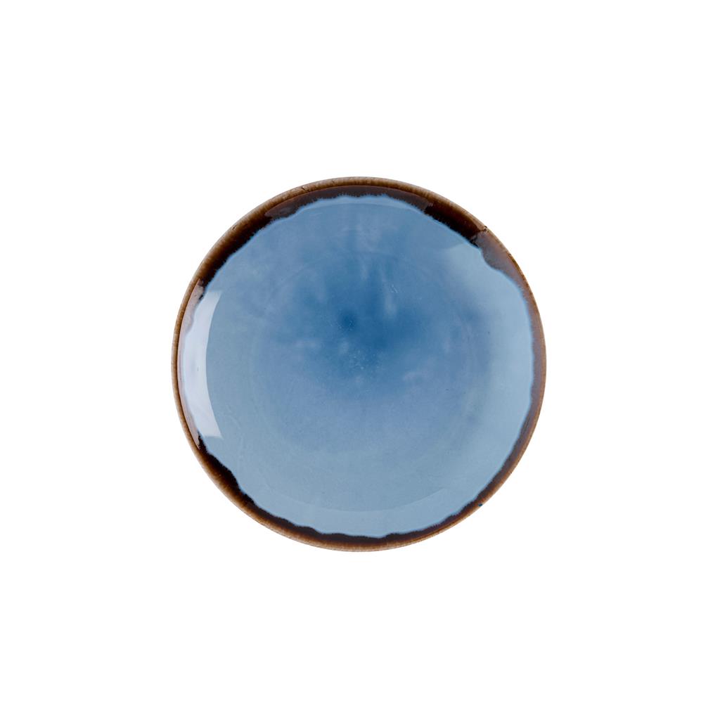 Piatto piano coupe harvest indigo cm.16,5
