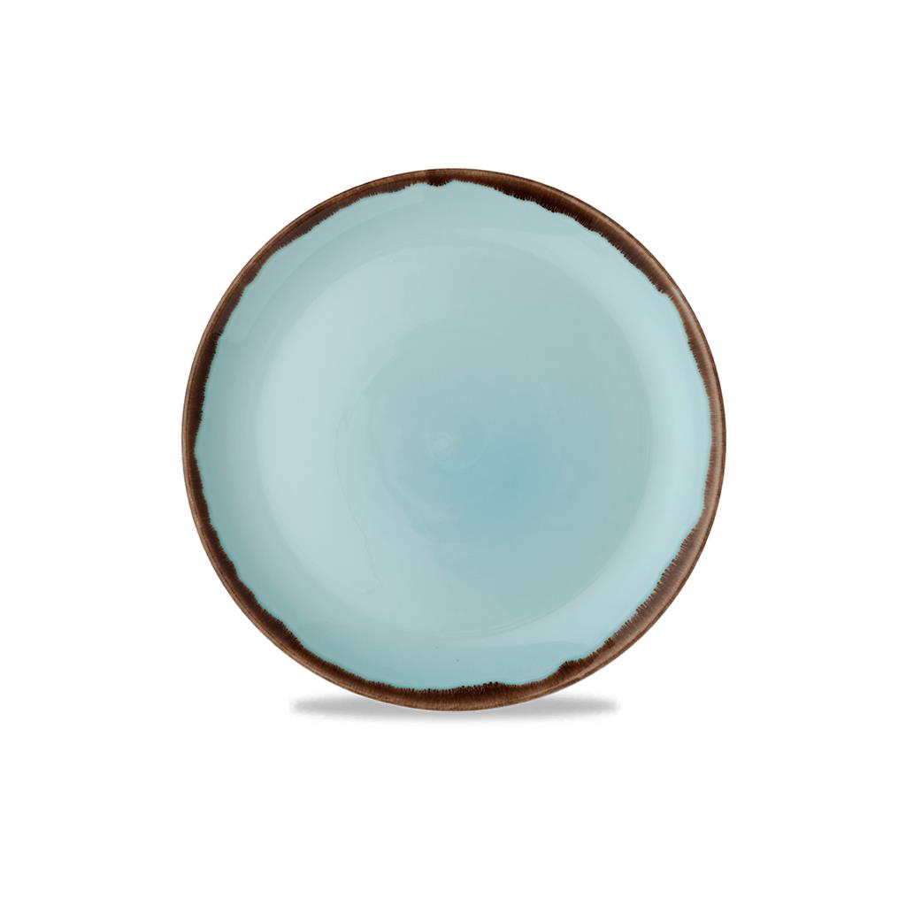 Piatto piano coupe harvest turquoise cm.21,7