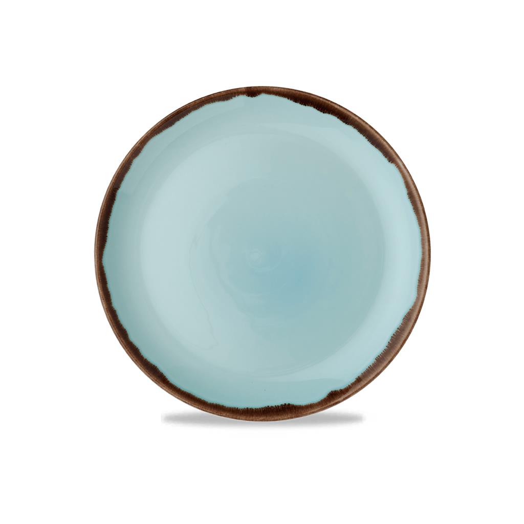 Piatto piano coupe harvest turquoise cm.26