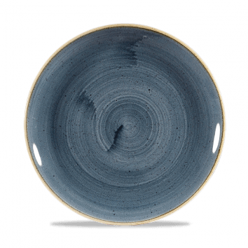 Piatto piano coupe stonecast blueberry cm.21,7