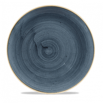 Piatto piano coupe stonecast blueberry cm.26