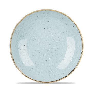 Piatto piano coupe stonecast duck egg blue cm.21,7