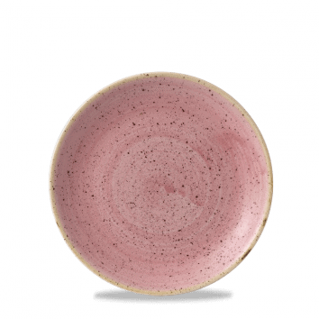 Piatto piano coupe stonecast petal pink cm.16,5