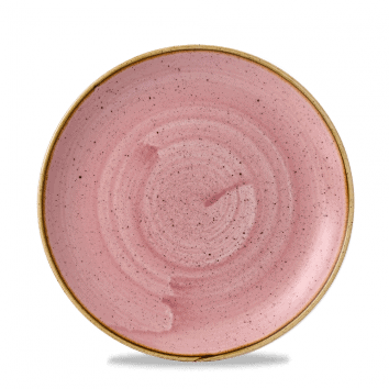 Piatto piano coupe stonecast petal pink cm.21,7