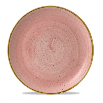 Piatto piano coupe stonecast petal pink cm.28,8