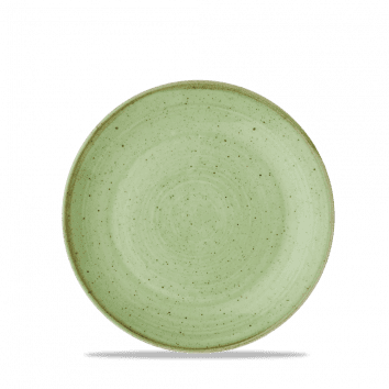 Piatto piano coupe stonecast sage green cm.16,5