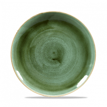 Piatto piano coupe stonecast samphire green cm.21,7