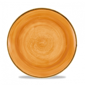 Piatto piano coupe stonecast tangerine cm.26